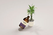 7 in 1 Amber Glass Cosmetic Bundle, a Cups & Container Mockup by pmvch (Thumbnail 87 of 106)