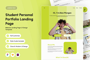 Alex Student Personal Portfolio Page