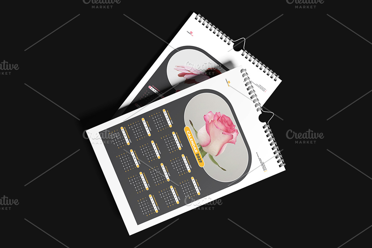 Wall Calendar 2027, an Object Graphic by Peacock_design (Photo 5 of 5)