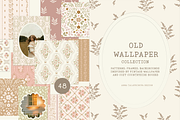 Vintage Pattern, background, frames, a Pattern Graphic by Cozy pattern shop (Thumbnail 1 of 11)