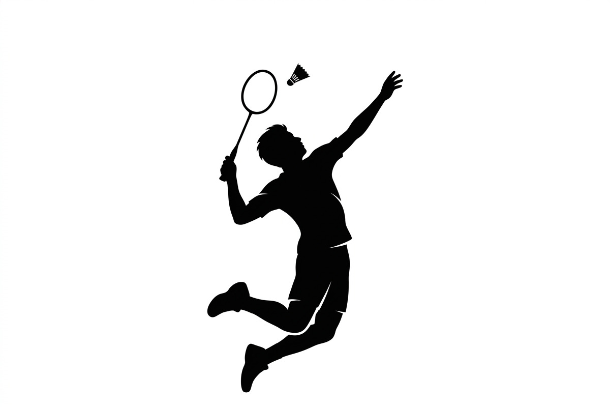 60 Badminton Player Smash Silhouette, a Person Illustration by Amazin_art (Photo 30 of 37)