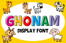 Ghonam - Kids Font