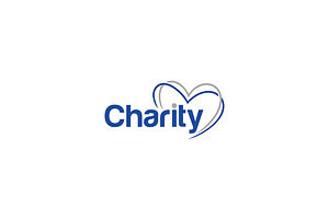 typography charity logo design vecto, a Branding & Logo Template by boriman05