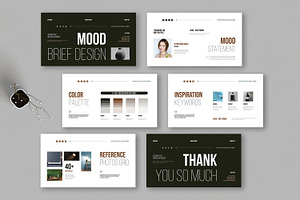 Modern Mood Board Presentation, a Presentation Template by MightyDesign