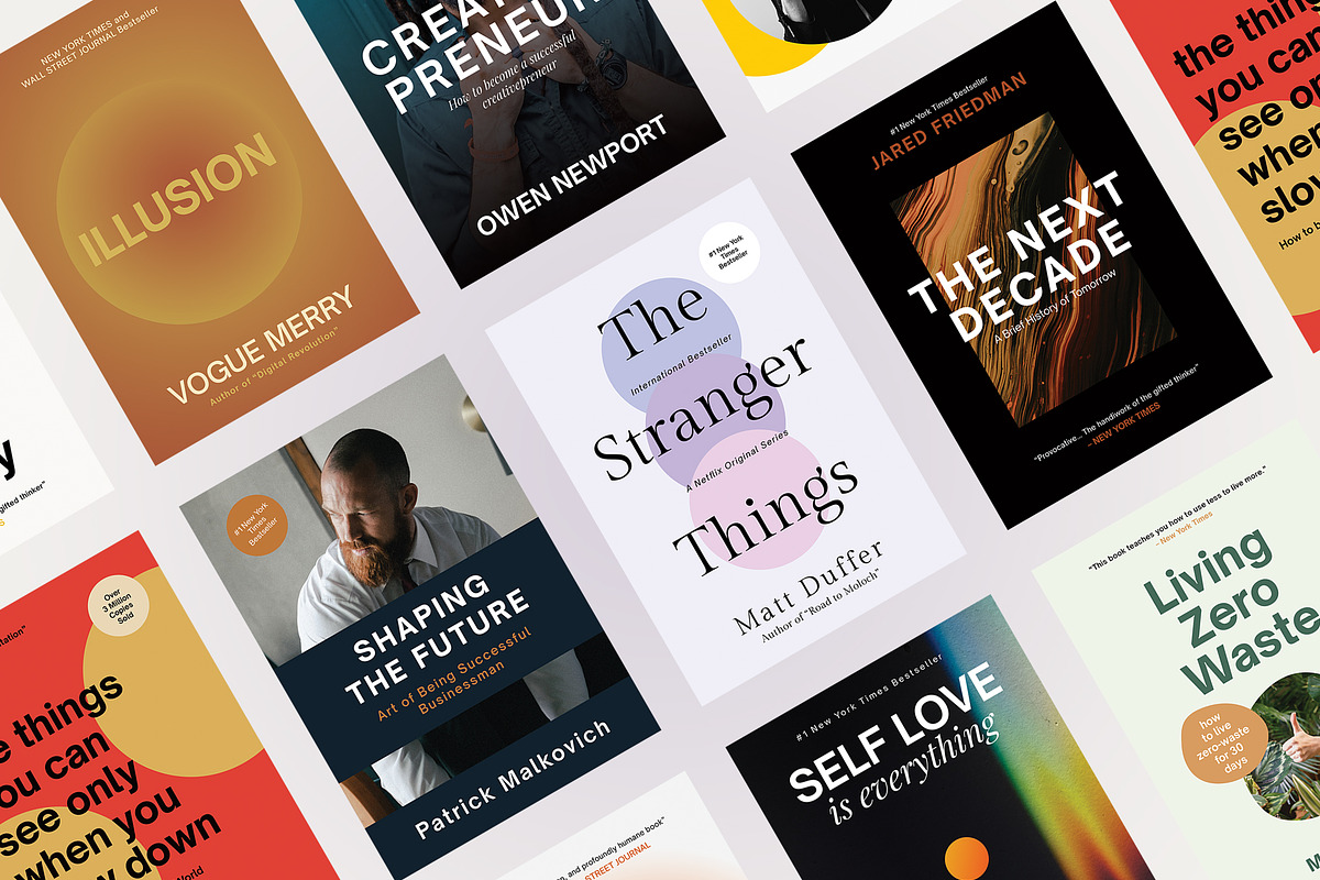 Non-fiction Book Cover Design BUNDLE, a Templates & Theme by September 5th (Photo 9 of 18)