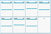 5 Year Monthly Agenda (2026–2030), a Stationery Template by Shumaya (Thumbnail 9 of 11)