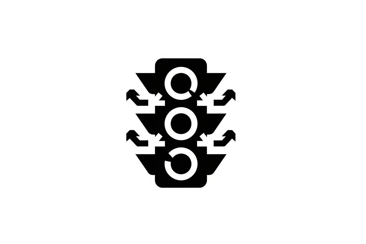 Modern Traffic Light Silhouette, a Graphic by musafir_fashion (Photo 12 of 14)