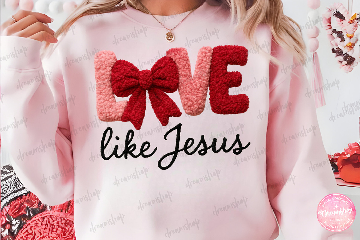 Love like jesus Valentine png, an Illustration by CreationArt (Photo 6 of 6)