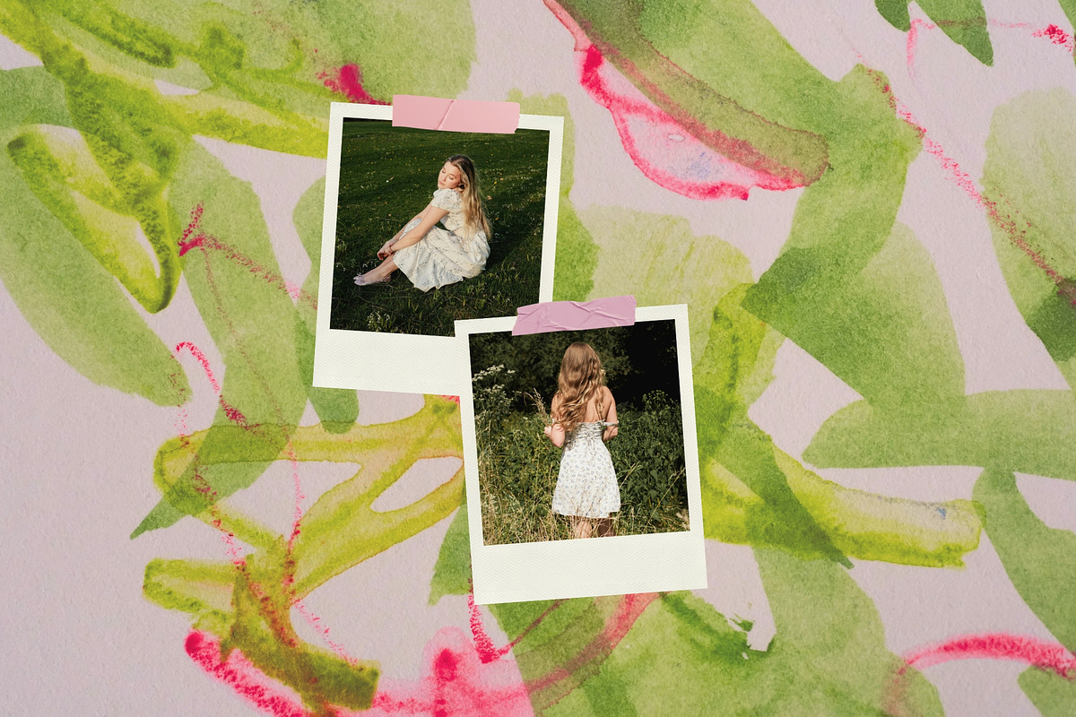 Green Watercolor Art Backgrounds, a Background Graphic by eclosque (Photo 12 of 29)
