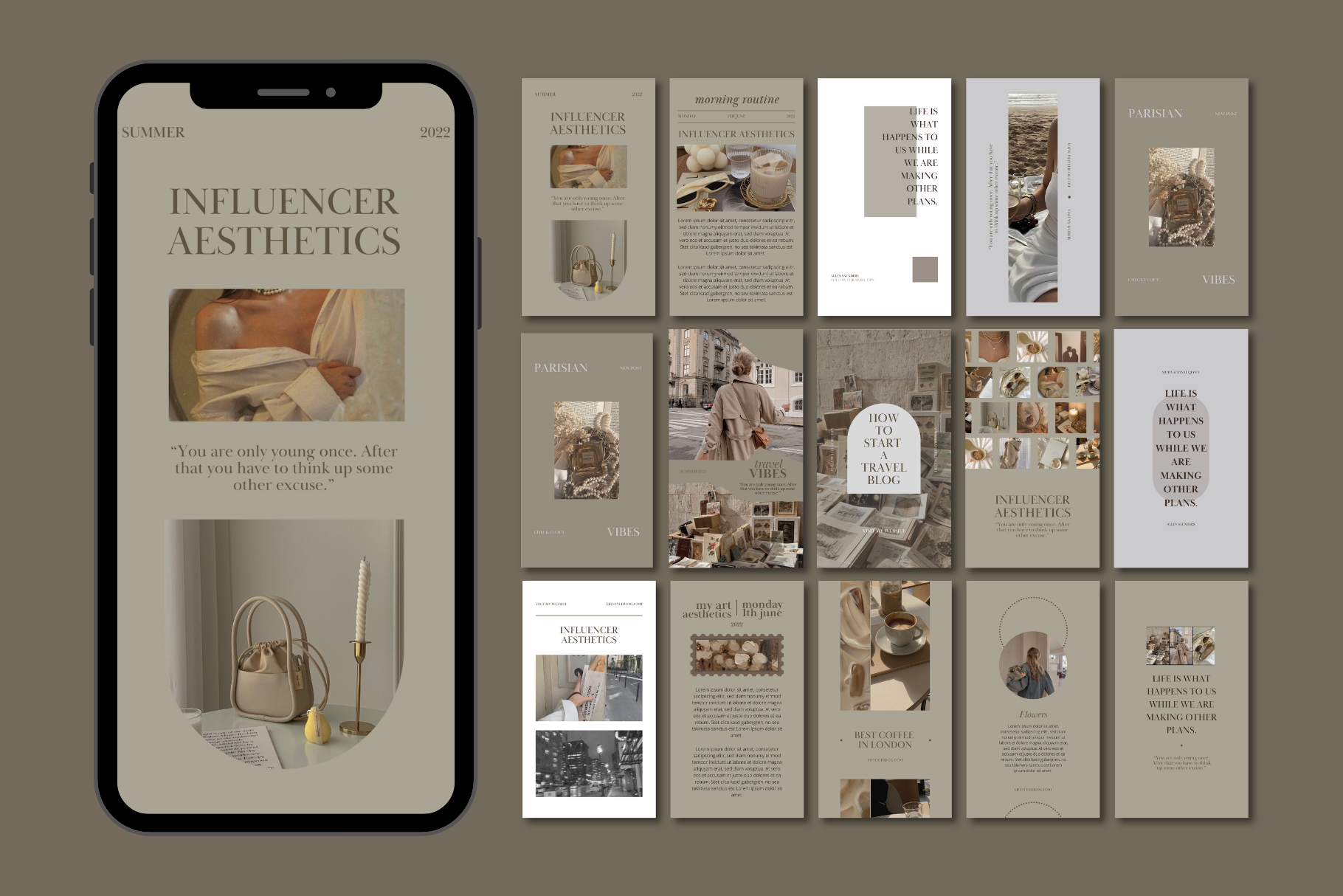 Influencer Instagram Story Templates