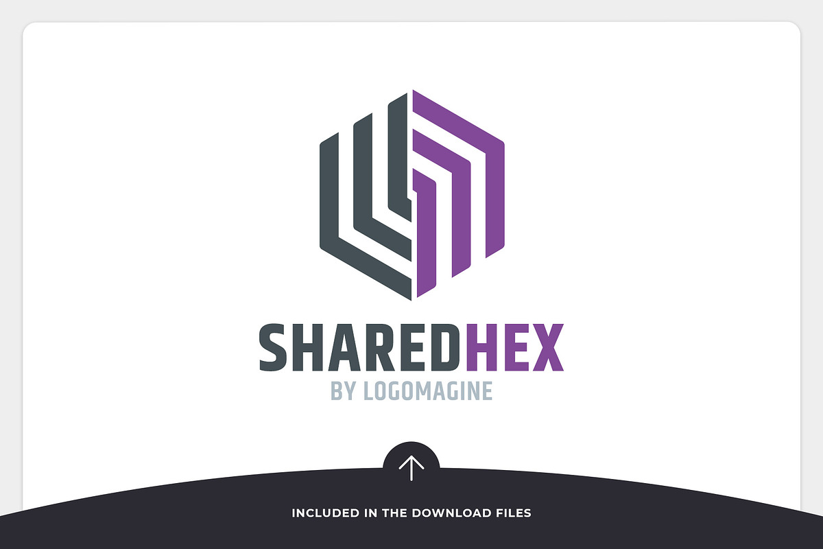 Shared Hex Logo Template, a Branding & Logo Template by LOGOMAGINE (Photo 8 of 16)
