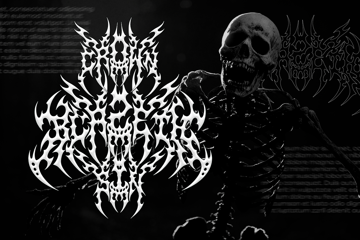 Karnage | Black Metal Font, a Blackletter Font by Denustudios (Photo 6 of 12)