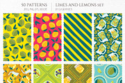 Limes and Lemons Patterns, a Pattern Graphic by GVGraphics (Thumbnail 7 of 18)