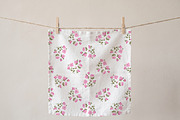 Pink Peony Vector Seamless Patterns, a Pattern Graphic by Nadia Semyroz (Thumbnail 9 of 10)