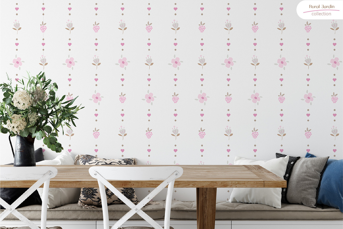 Rural Jardin – Floral Patterns, a Pattern Graphic by InaCorart (Photo 3 of 10)
