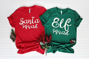 Smiley Santa Is A Script Font