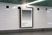 Subway Poster Mockup Bundle Metro, an Advertising Mockup by FoundImages (Thumbnail 45 of 61)