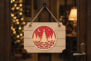 Christmas Tree Forest Laser Cut SVG, an Object Graphic by DreamPrint404 (Thumbnail 3 of 4)
