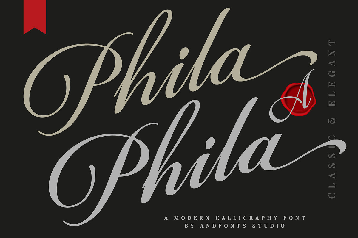 Film Storia, Calligraphy Font, a Script Font by Andfonts (Photo 4 of 8)