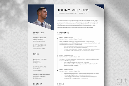 Modern Resume Template - The Wilsons