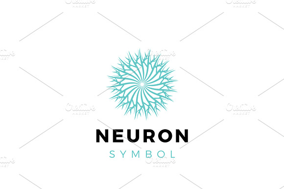 Abstract Neuron Symbol Logo preview 3