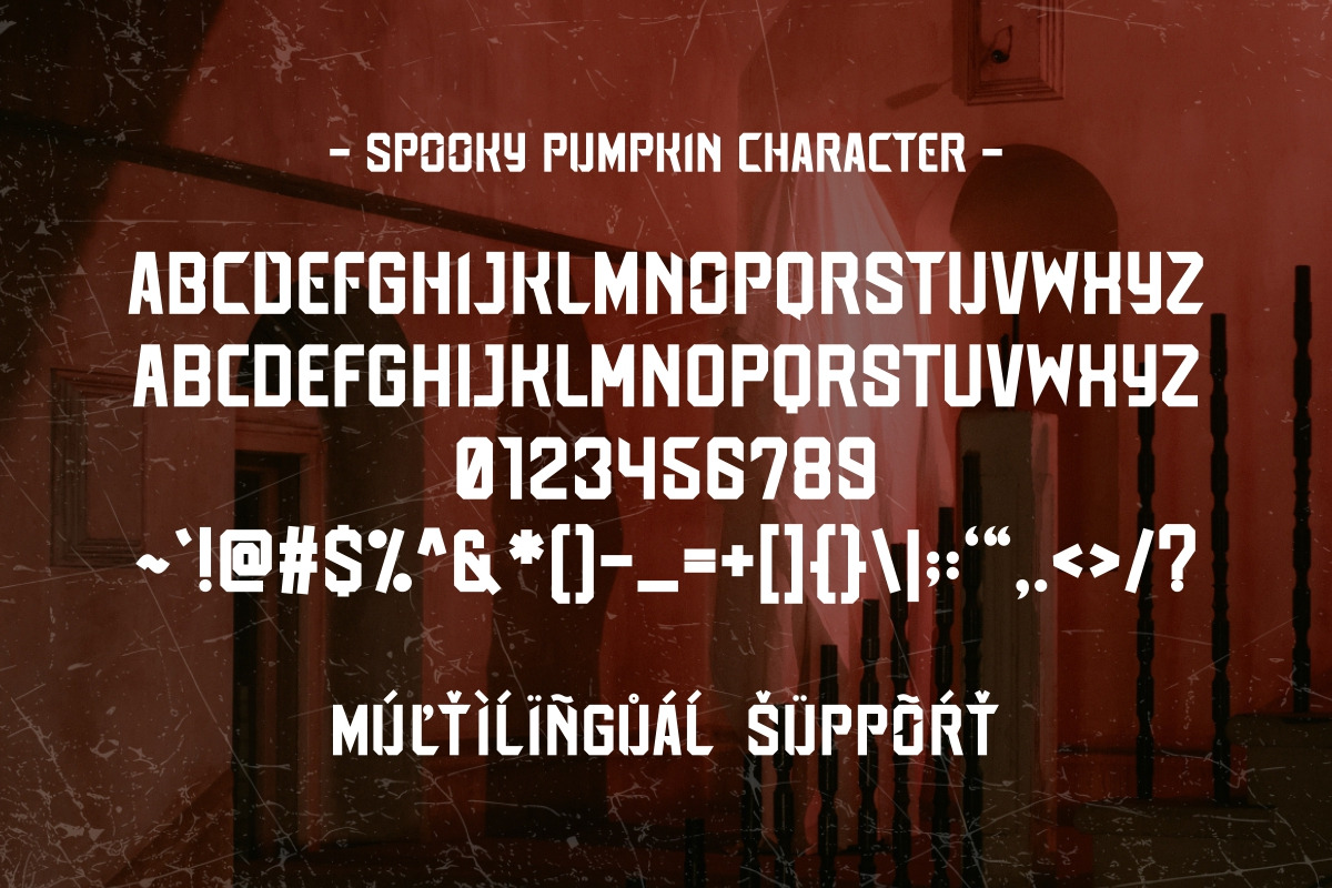 Spooky Pumpkin - Quirky Vintage Font, a Sans Serif Font by Pian45 Studio (Photo 9 of 9)