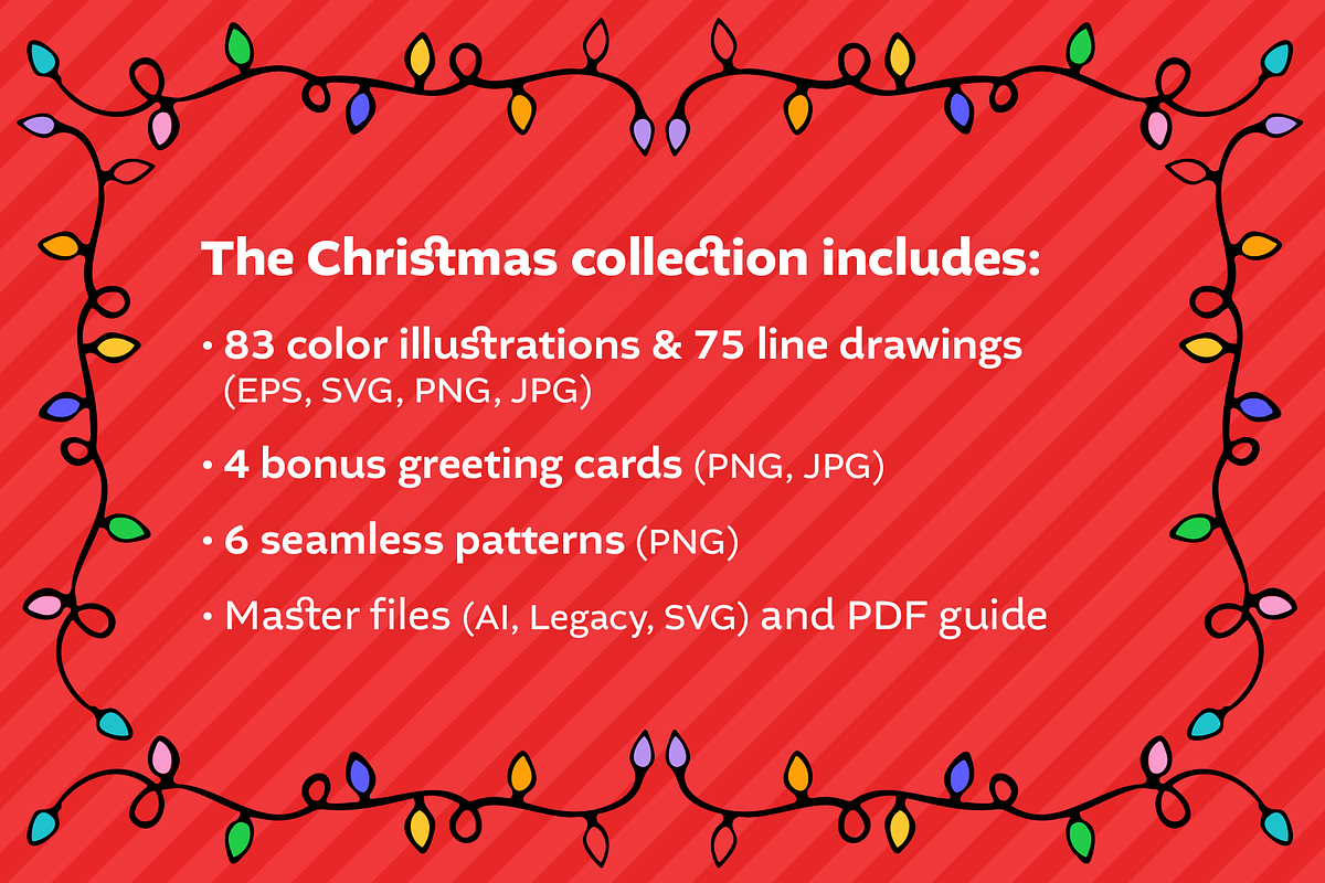 Hand-Drawn Christmas Illustrations, a Seasonal Illustration by cugypress (Photo 3 of 10)