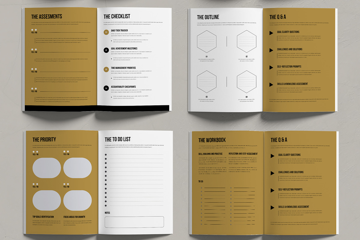 Course Workbook Design Layout, a Stationery Template by MightyDesign (Photo 3 of 6)
