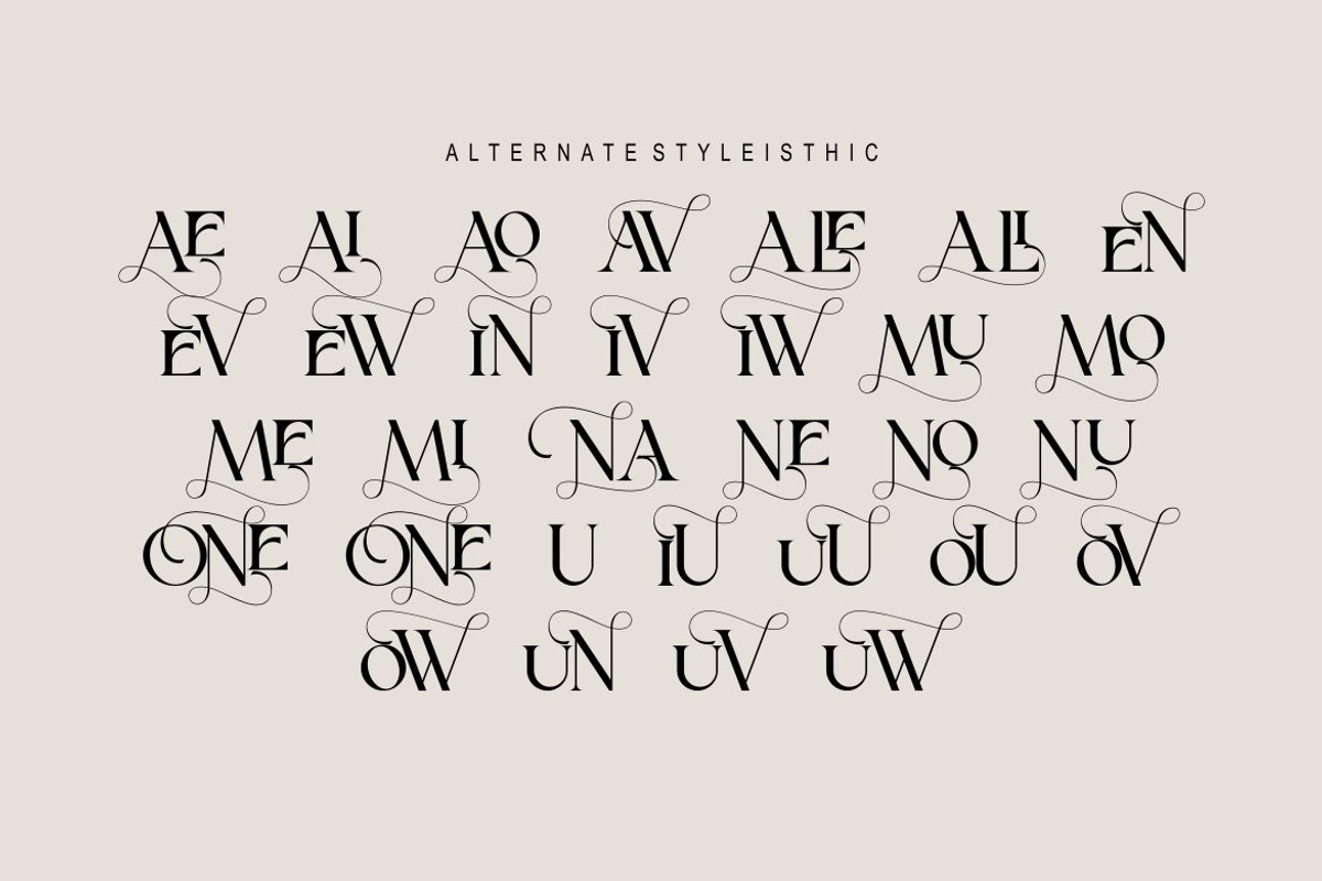 Melina, a Font by Kenrichi (Photo 5 of 12)