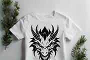 Vector of dragon head design., an Animal Illustration by yod67 (Thumbnail 8 of 8)