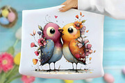 Quirky Spring Birds Clipart, an Illustration by designcity5 (Thumbnail 5 of 5)