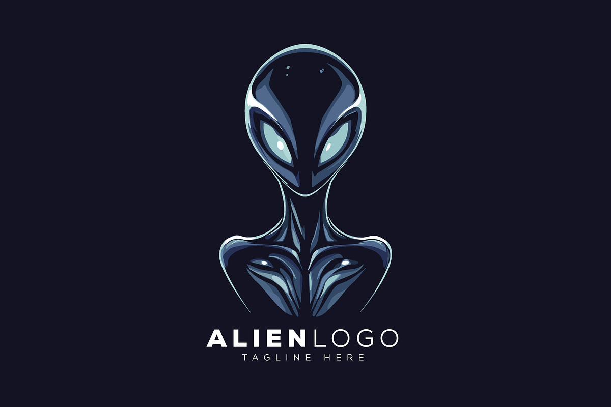 Alien Logo, a Branding & Logo Template by Xoovion