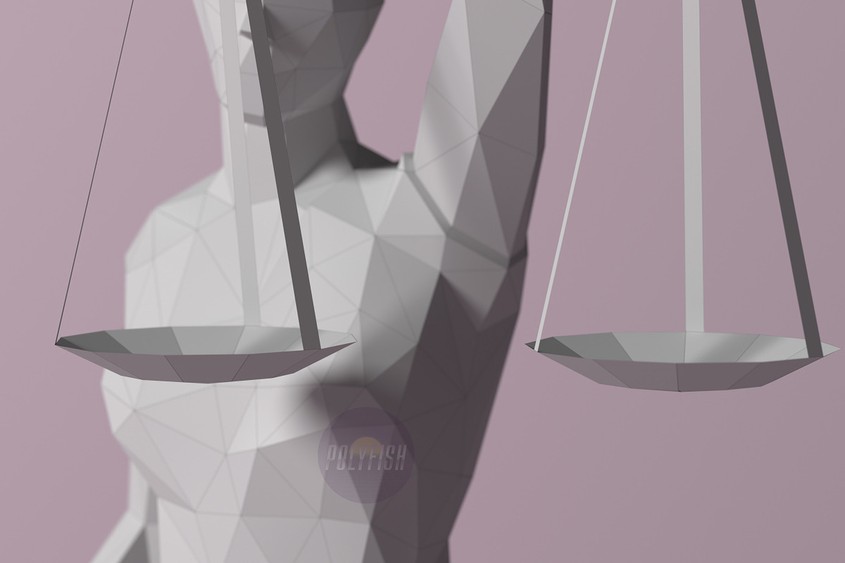 DIY Statue Set #1 3D model template, a Templates & Theme by PolyFish (Photo 4 of 17)