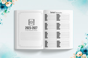 2023 - 2027 Monthly Planner