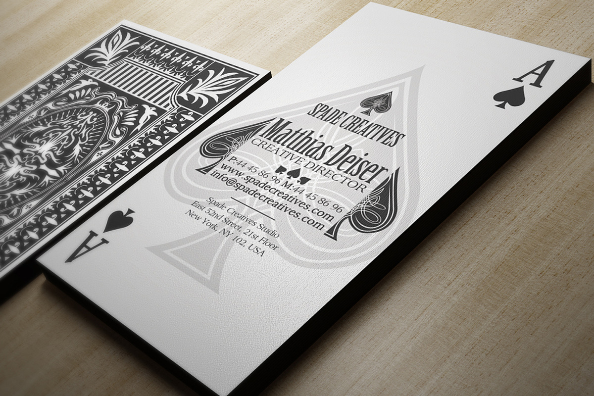 Casino Style Business Card, a Business Card Template by Marvel (Photo 2 of 3)
