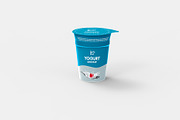 Yogurt Mockups - 9 Views, a Packaging Mockup by Illusiongraphic (Thumbnail 4 of 14)