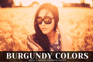 Burgundy Colors Lightroom Presets