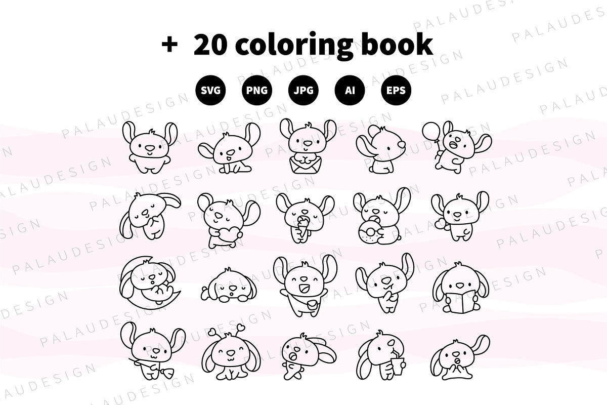 Monsters Cute Clipart Set, an Animal Illustration by Palau (Photo 9 of 10)