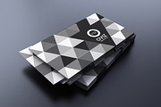 Abstract Black & White Business Card, a Business Card Template by Marvel (Thumbnail 4 of 4)