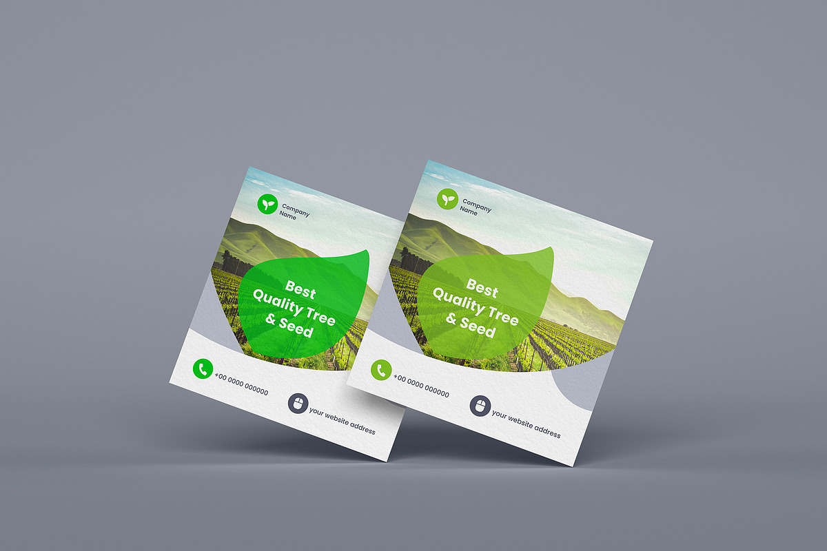 Agriculture Firm Social Media Post, a Social Media Template by mijli (Photo 4 of 6)