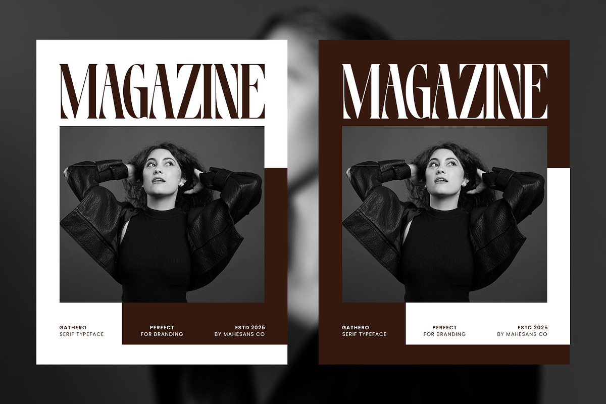 Gathero – Modern Editorial Serif, a Serif Font by Mahesans Co (Photo 5 of 12)