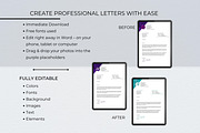 Letterhead Word Template Bundle, a Stationery Template by B2 Studio (Thumbnail 6 of 10)