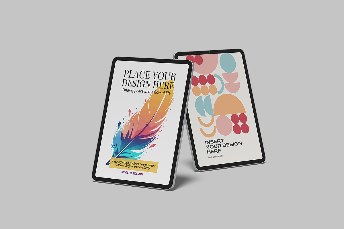 Tablet Potrait Landscape Mockup, a Device Mockup by rizalamora (Photo 6 of 11)