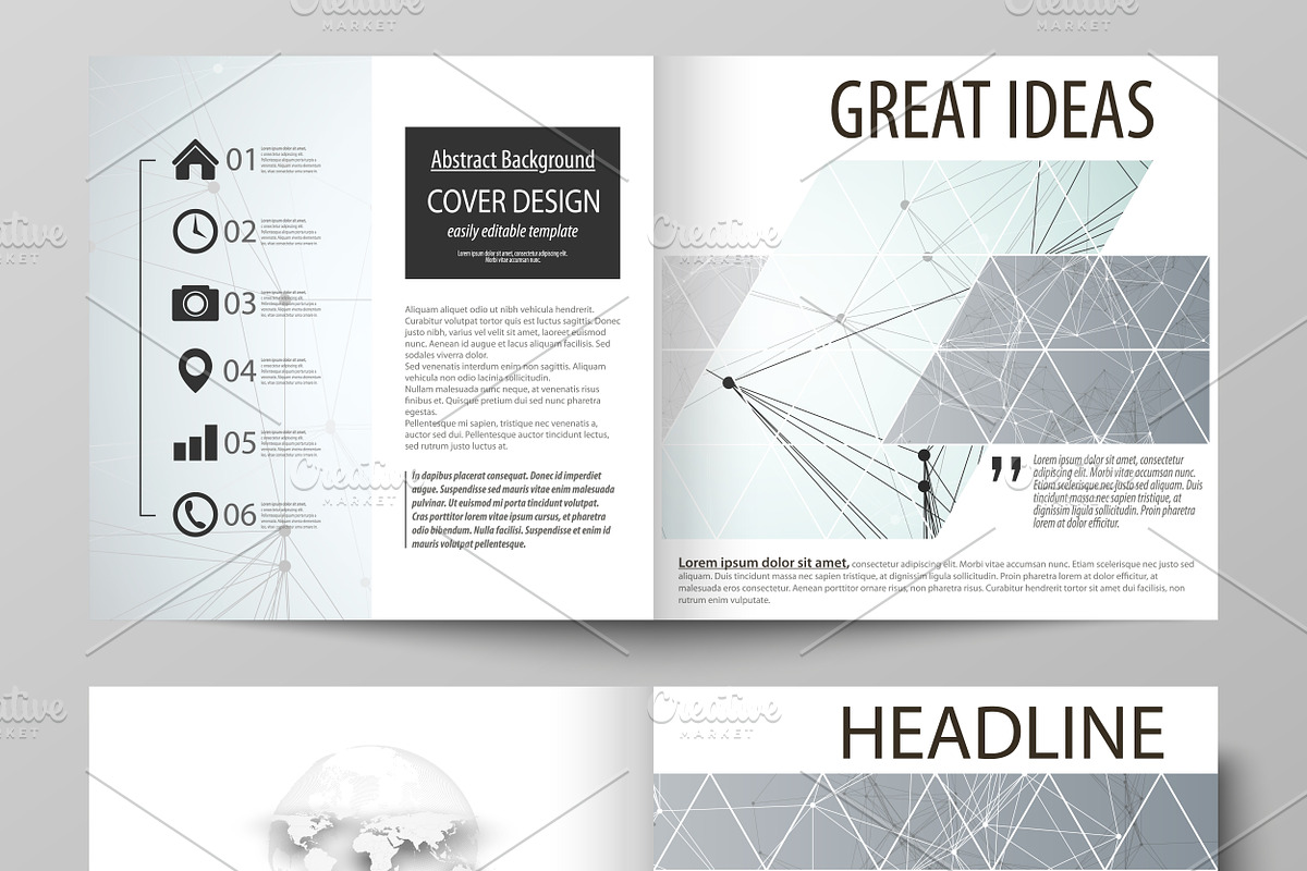 Mega Pack templates, a Brochure Template by VectorShop (Photo 14 of 102)
