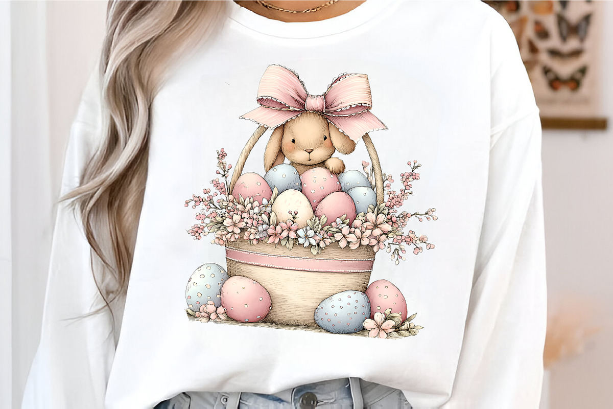 Watercolor Easter Bunny Clipart Bund, an Illustration by GatewayDesign (Photo 4 of 11)