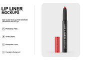 Lip Liner Mockup, a Pens & Pencil Mockup by Mockups Girl (Thumbnail 1 of 2)