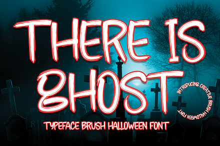 There Is Ghost | Script Font, a Script Font by Scratchones