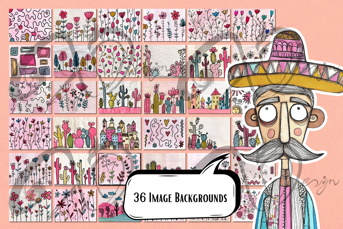 Mariachi Magic: playful Mexican, a Person Illustration by NiiiNArt (Photo 4 of 8)