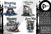 Summerween Goth Sublimation, a Seasonal Illustration by Artnoy (Thumbnail 10 of 18)