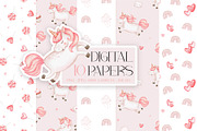 Valentine's Unicorn Set, an Illustration by Eva Katerina (Thumbnail 4 of 8)